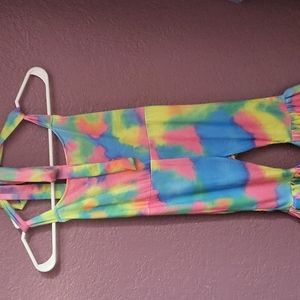 Rainbow colors jumpsuit